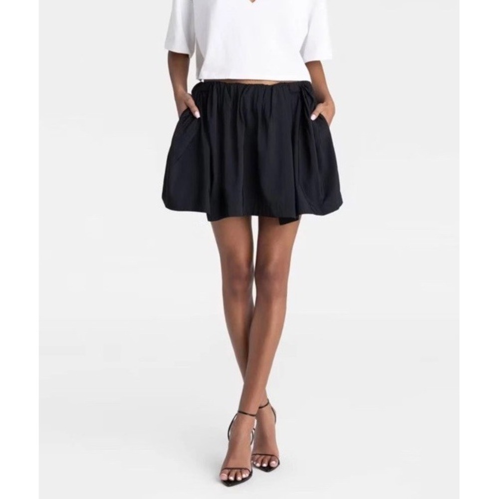 Stylish Black Skater Skirt